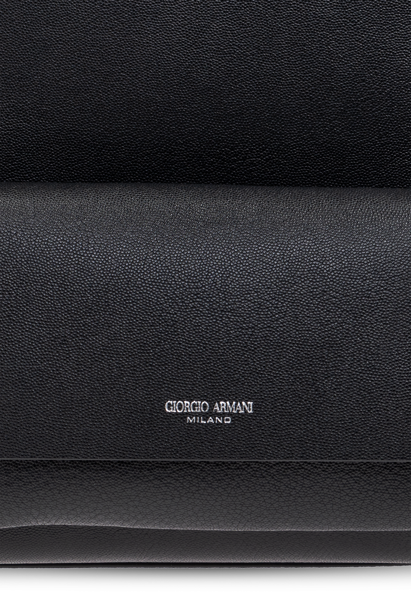 Giorgio Armani Leather backpack | Men's | Vitkac
